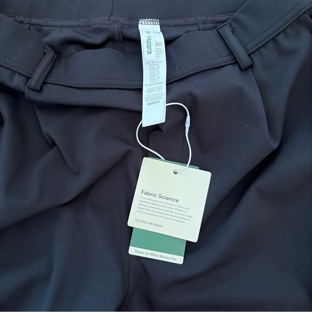 HALARA Black Wide-Leg Pants Medium Petite NWT - Picture 2 of 5